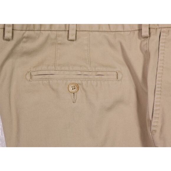 Peter Millar Raleigh Washed Twill Flat Front Cotton Chino Pants 38x31 - Picture 3 of 7